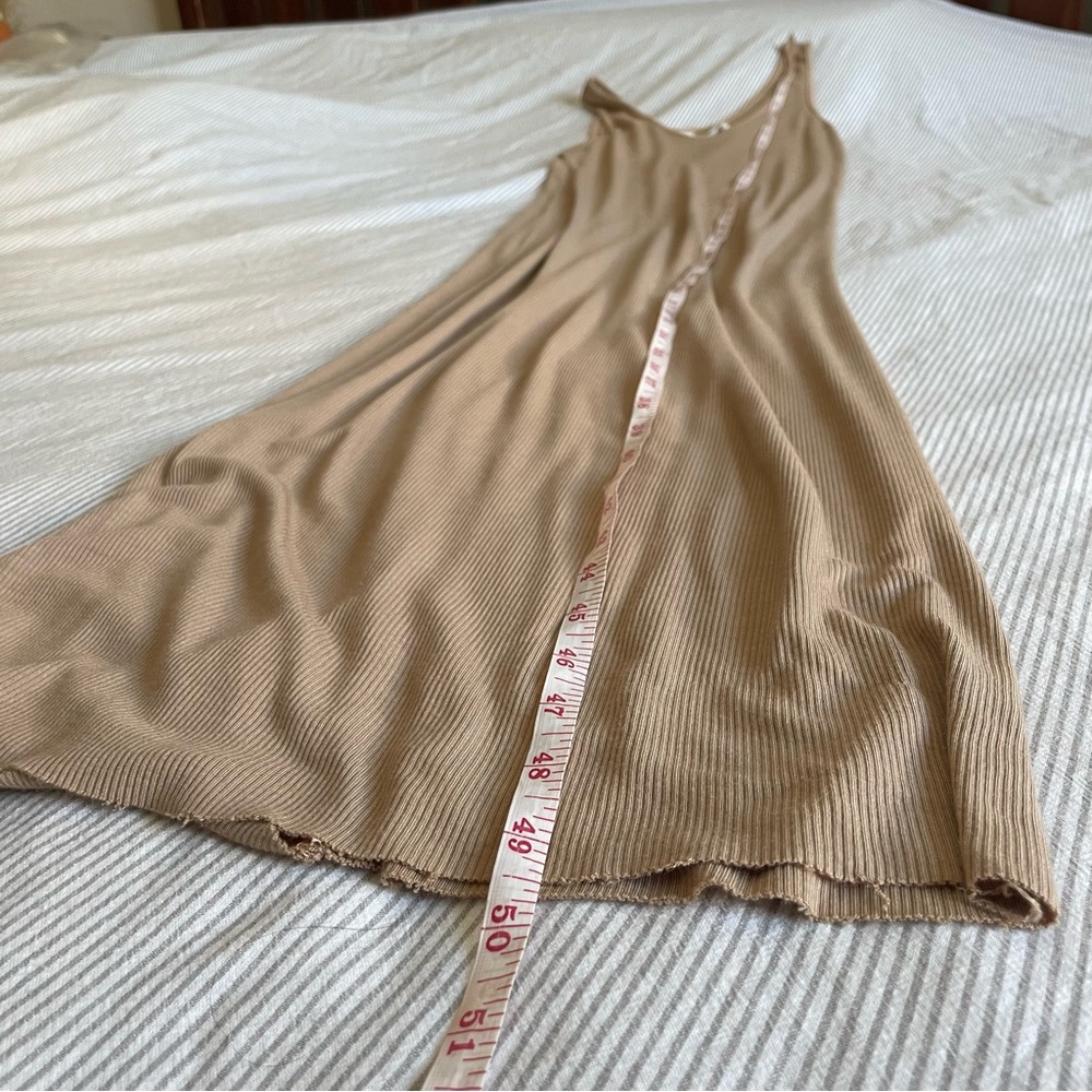 ๐บ๐ธ L16 Enza Costa Silk Rib Tank Midi Dress - Picture 4 of 8